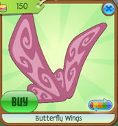 Butterfly Wings pink