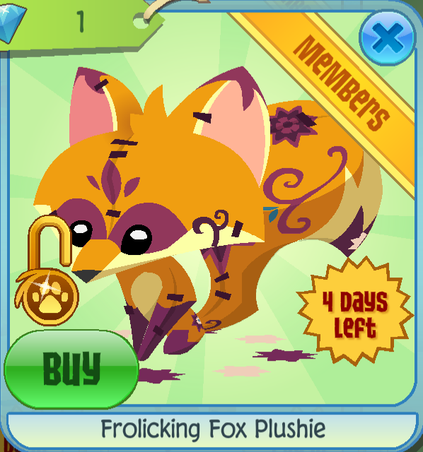 Frolicking Fox Plushie | Animal Jam Classic Wiki | Fandom