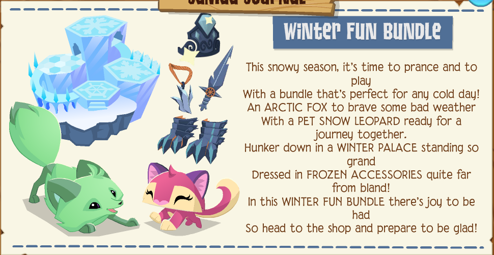 Winter Fun Bundle Animal Jam Classic Wiki Fandom
