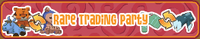 A party banner for the trading theme