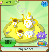 Lucky Tea Set yellow