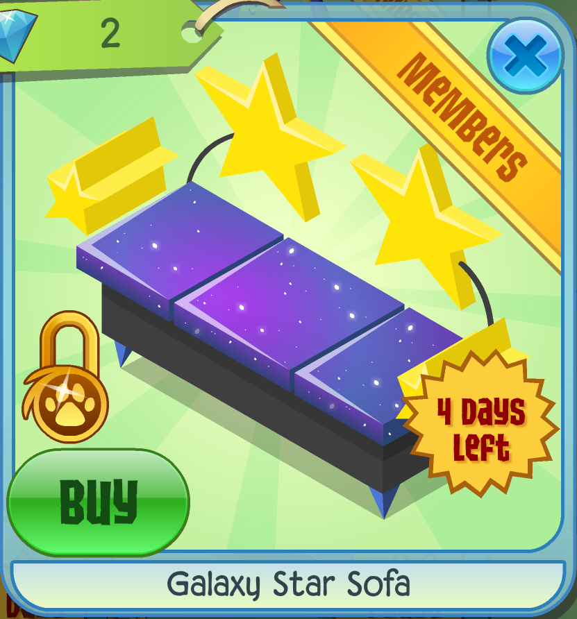 Galaxy Star Sofa Animal Jam Classic Wiki Fandom