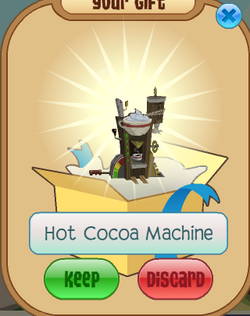 Hot Cocoa Machine, Animal Jam Wiki