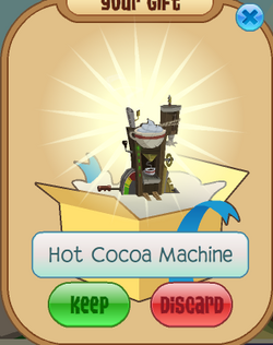 Hot Cocoa Machine, Animal Jam Classic Wiki