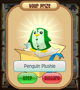 The-Claw Penguin-Plushie Green