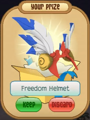 Freedom helmet prize