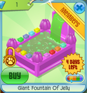 BHS Giant Fountain Of Jelly pink