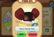 DailyspinRARE Panda-Hat