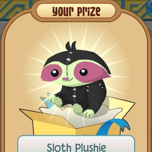sloth plushie aj