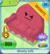 DS Ghostly Sofa red