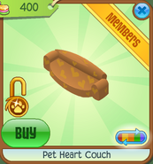 Pet-Heart-Couch Orange Shop