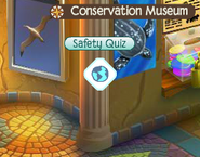 The quiz in the Conservation Museum