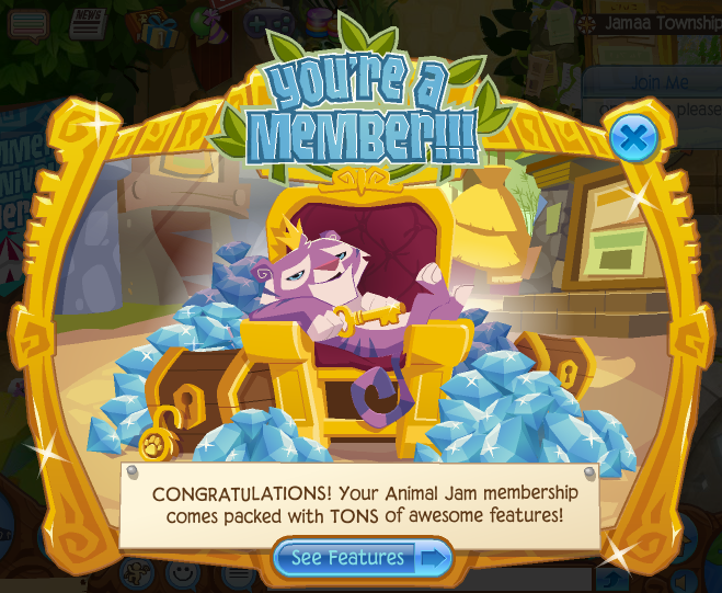 Membership, Animal Jam Classic Wiki