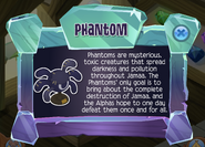 A description of Phantoms in the Alpha Headquarters.