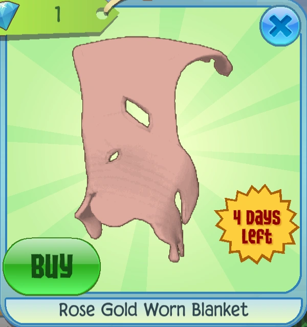 Rose Gold Worn Blanket Animal Jam Classic Wiki Fandom