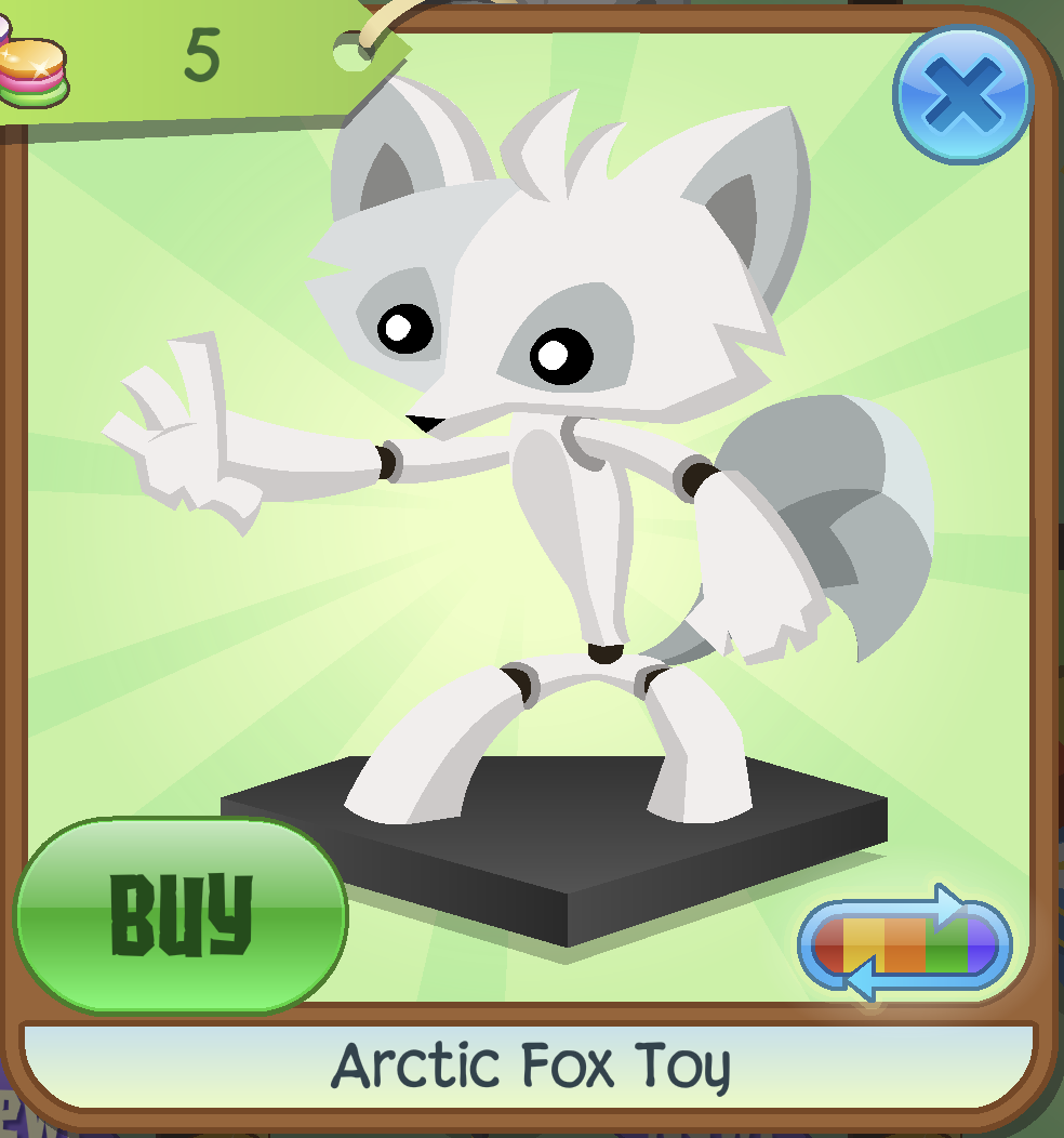 Arctic Fox Toy, Wildlife Animal Toys