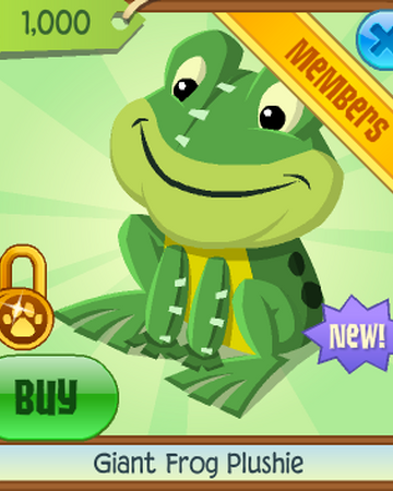 giant frog stuffed animal