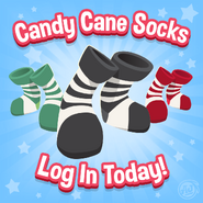 Candy Cane Socks Official Artwork - The Daily Explorer