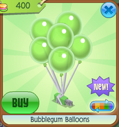 Candy-Shop Bubblegum-Balloons Green