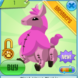 llama plushie aj