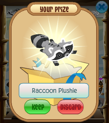 Giant raccoon plushie aj cheap
