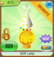 2019 Lamp white