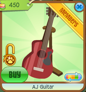 AJ Guitar red