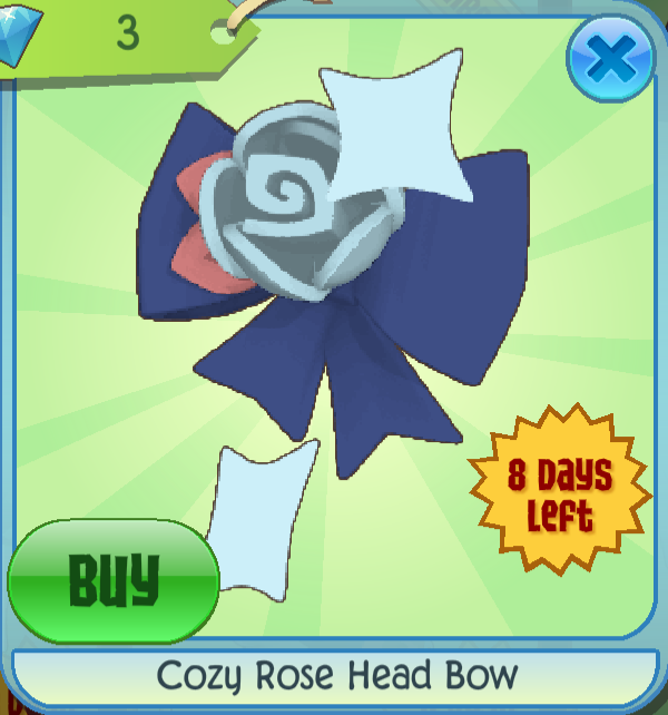 Cozy Rose Head Bow | Animal Jam Classic Wiki | Fandom