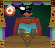 A Phantom being hit by the ball.