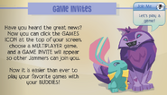 The announcement when "Buddy" Games were added to the Games menu