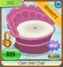 Clamshell Chair Animal Jam Classic Wiki Fandom