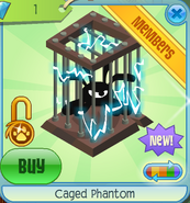 Caged Phantom square blue