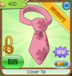 Clover Tie | Animal Jam Classic Wiki | Fandom