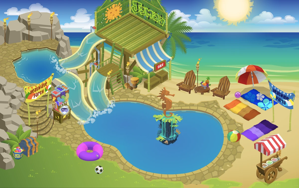 Heatwave Party Animal Jam Classic Wiki Fandom