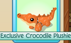 Animal jam crocodile plushie top