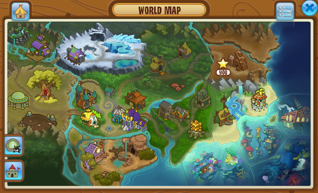 World Map Animal Jam Classic Wiki Fandom