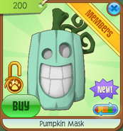 Pumpkin Mask ed1f green