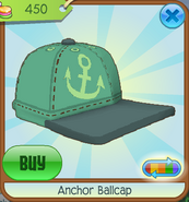 Anchor Ballcap green