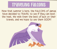 Jamaa Journal Traveling Falcons