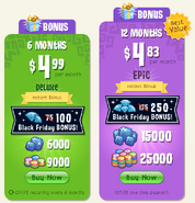 A "Black Friday Sale" that rewarded extra Diamonds