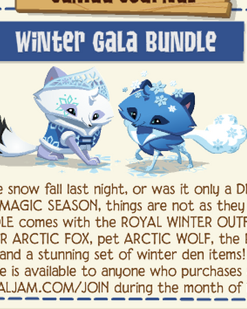 Winter Gala Bundle Animal Jam Classic Wiki Fandom