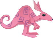 Pink kangaroo