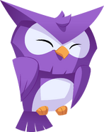 Purple owl