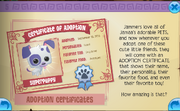 AdoptionCertificateAnnouncement