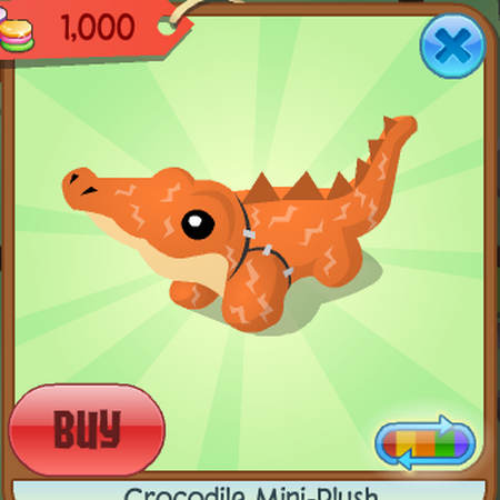 animal jam crocodile plushie