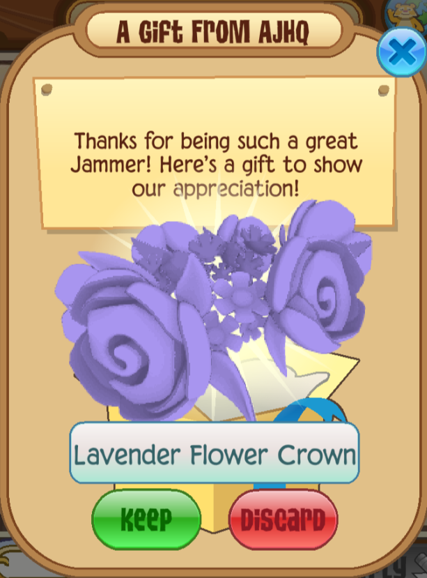 Lavender Flower Crown Animal Jam