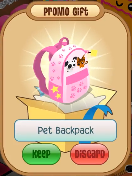 Pet Backpack, Animal Jam Classic Wiki