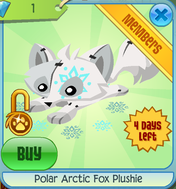 Polar Arctic Fox Plushie | Animal Jam Classic Wiki | Fandom