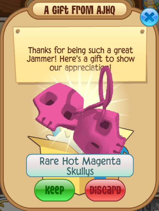 Rare Hot Magenta Skullys | Animal Jam Classic Wiki | Fandom