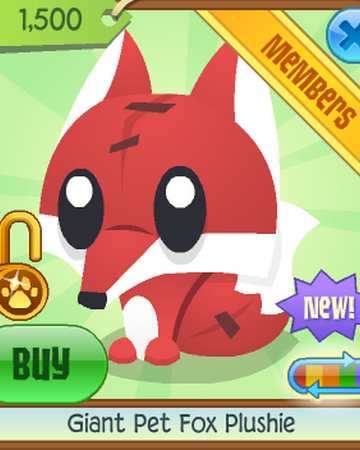 fox plushie aj